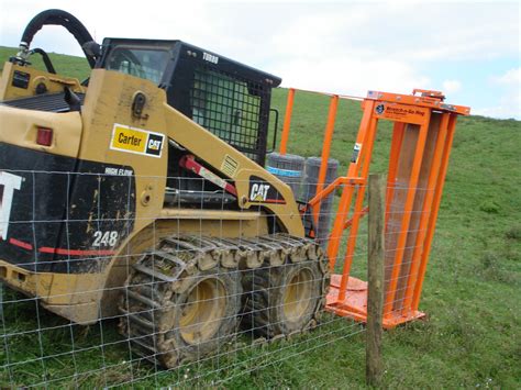 barb wire roller for skid steer|ezg barbwire hog.